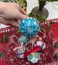 Snowdrop hand-painted ceramic Christmas bauble - Image 4