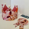 Child’s Fabric Crown & Birthday Badge Set 