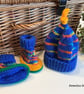 Hand Knitted Designer Baby Cardigan, Booties,  Hat Gift Set 0-3 months  - Image 2