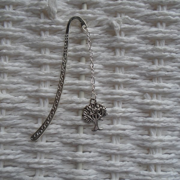 Silver Plated Tree of Life Bookmark 