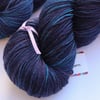 SALE Midnight Adventure - Superwash merino, yak, nylon 4 ply yarn