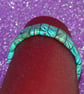 Marbled Turquoise Handmade Tiles Cuff Bracelet - Image 4