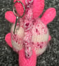 Dinosaur keyring Pink and pink multi - Special Gift - Image 3