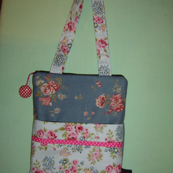 Handmade I-Pad Tablet Bag with Handles 