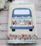 A5 Fabric Notebook, Reusable Notebook Cover - Image 3