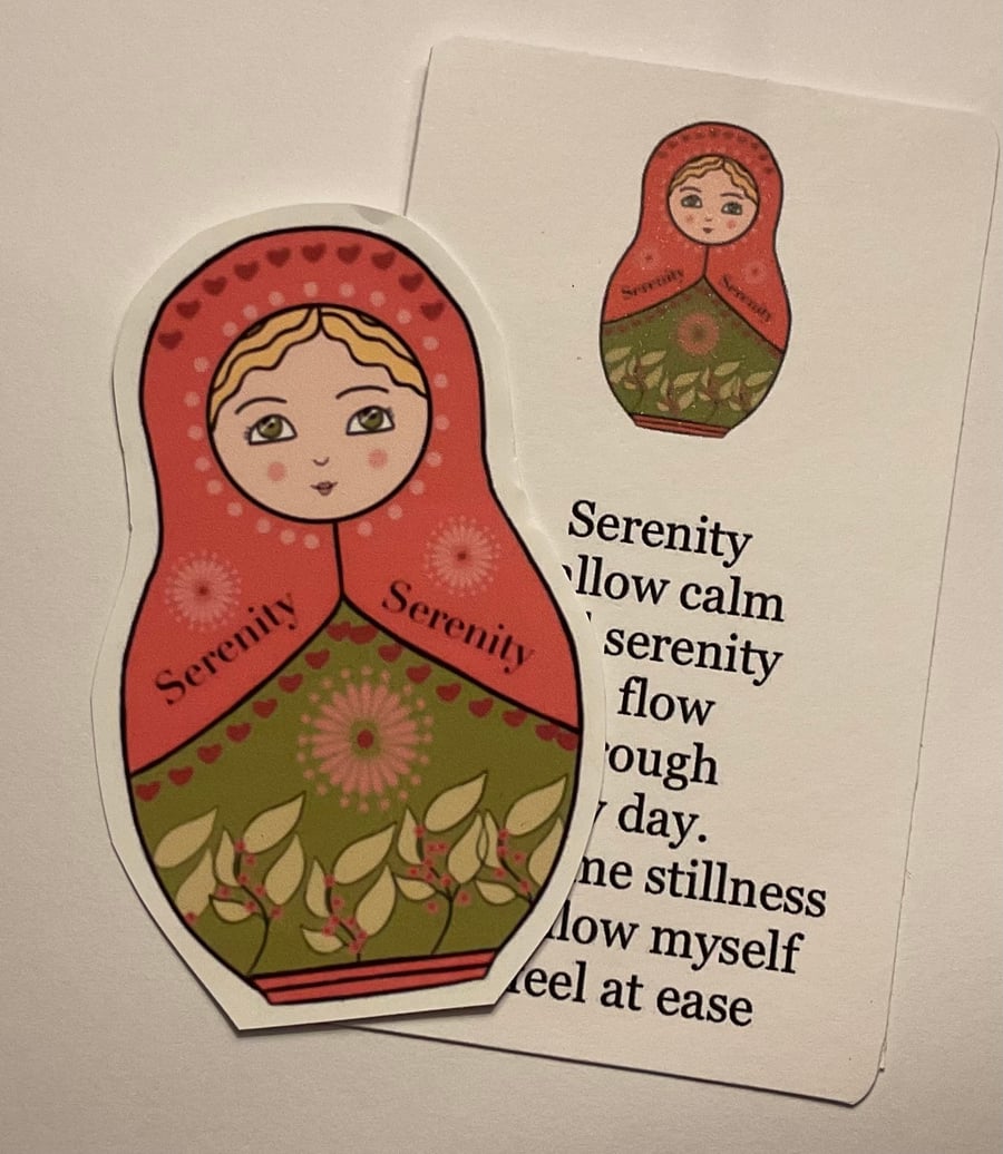 Russian doll Serenity sticker