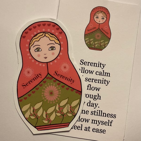Russian doll Serenity sticker