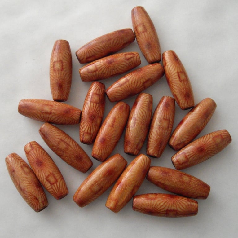 18 x Wooden Beads