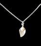 Sterling Silver Cala Lily Pearl Necklace - Image 5