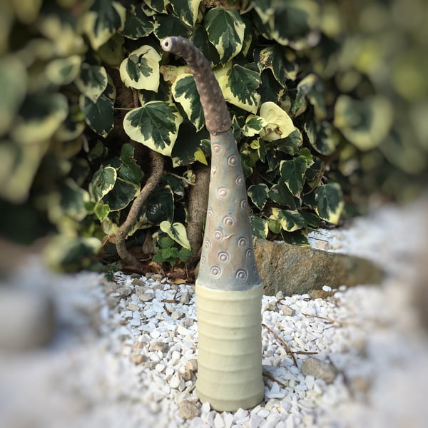 Garden sculpture, ceramic sculpture for indoors or outdoors