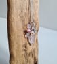 Pink 925 Silver & Rose Quartz Necklace Pendant Gift Crystal Jewellery Jewelry - Image 7