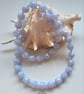 Designer Blue Lace Agate Sterling Silver Necklace  - Image 5