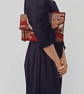Red & Gold Japanese Crane Foldover Bag - 2-in-1 Clutch & Crossbody - Image 5