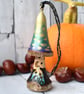 Fox silhouette tree decoration. Pyrography hanging toadstool gift. - Image 4