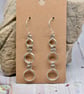 Handmade Sterling Silver Link Earrings - Image 5