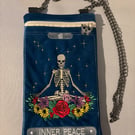 Embroidered Tarot inspired - Inner Peace  - Velour