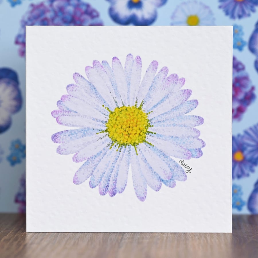 Daisy Blank Floral Card
