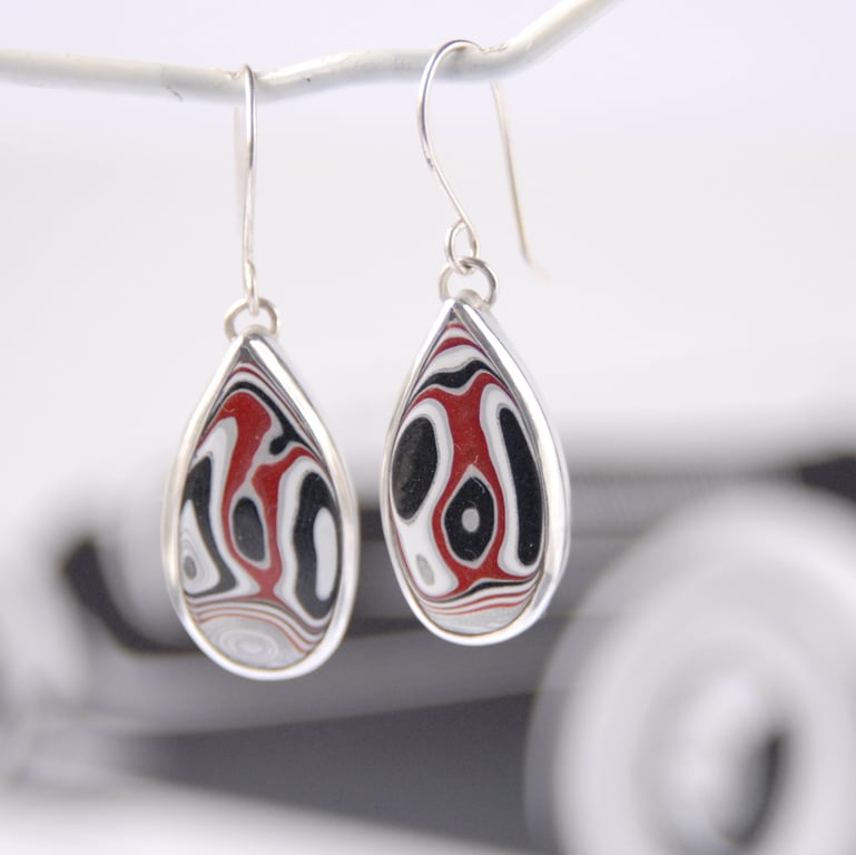 F150 fordite earrings - small drops