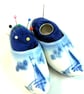 Delft clogs pin cushion with thimble holder.  - Image 1