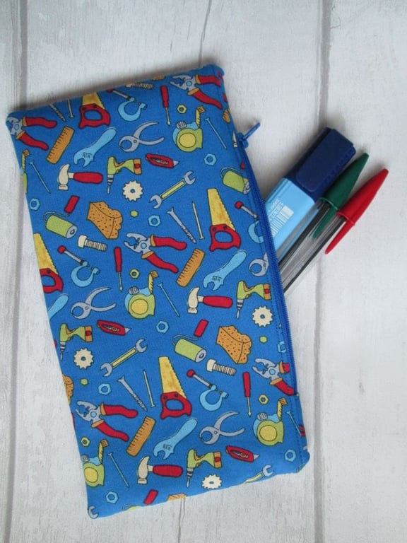 Tools, DIY Zip Top Bag, Storage Bag, Pencil Case, DIY, Carpenter, Builder