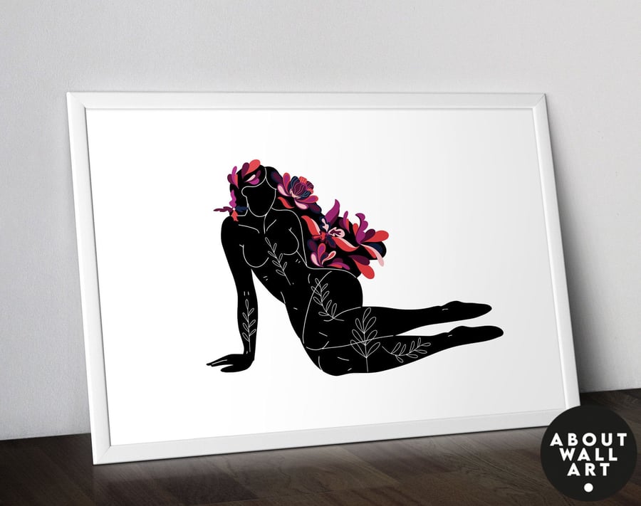 Bathroom wall decor, bathroom decor set x 2 , Spa Bathroom Decor, Boho Chic Wall