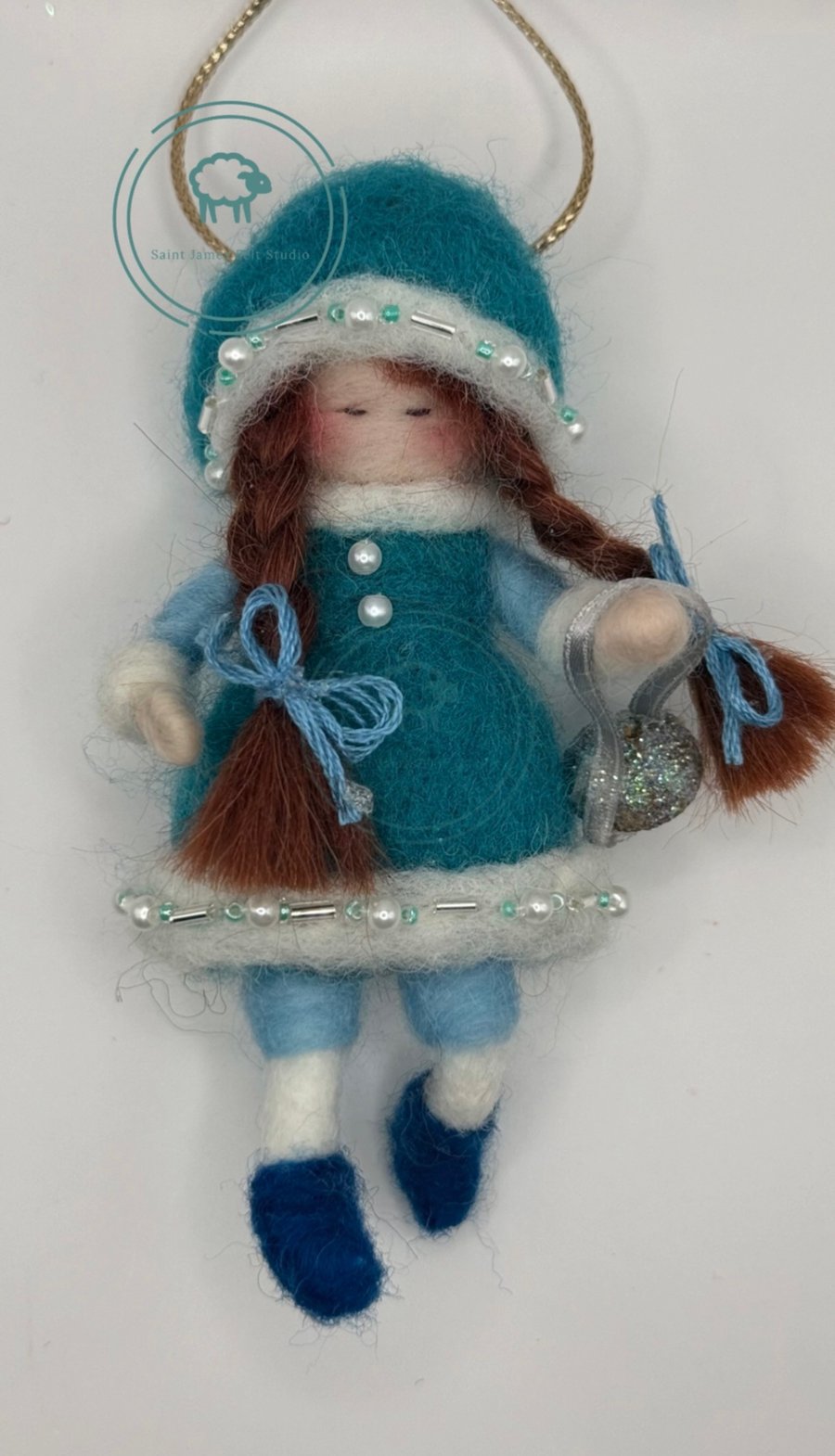 Forest Fairy - Winter - hanging decoration
