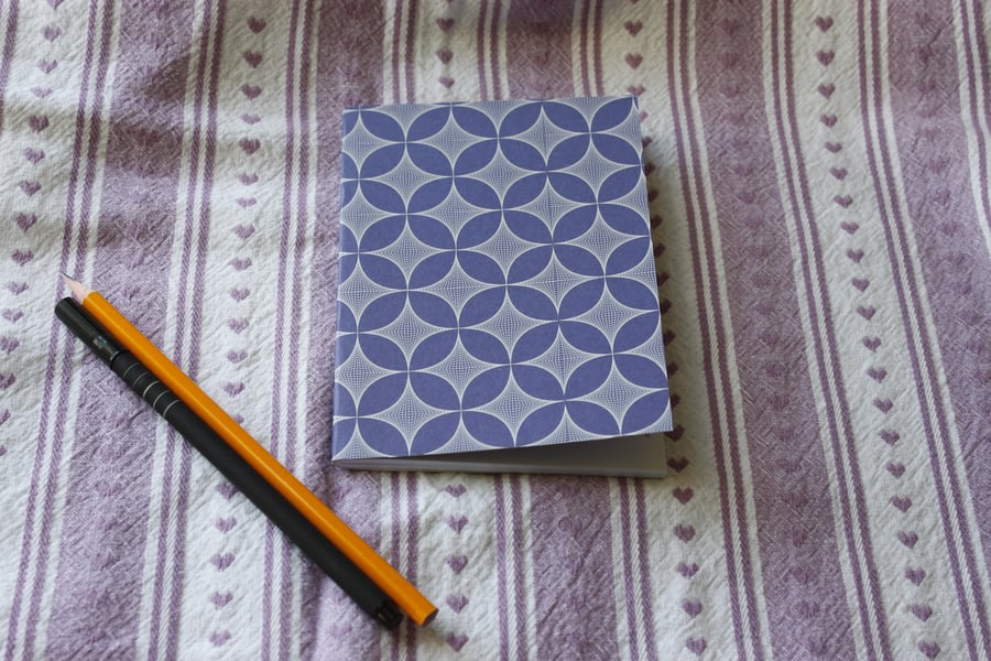 A6 notebook with decorative cover