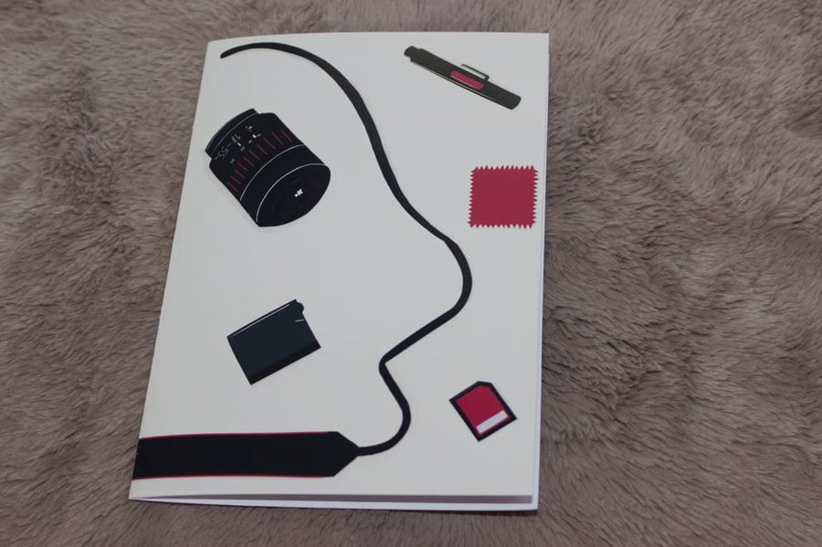  'Camera Kit' card, A5, enveloped