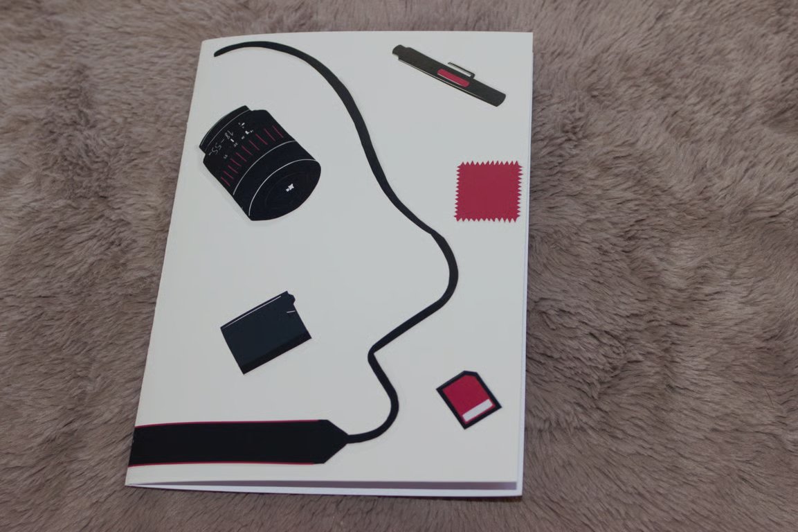  'Camera Kit' card, A5, enveloped