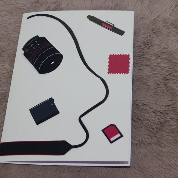  'Camera Kit' card, A5, enveloped