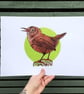 Wren, 4-colour screen print - Image 1