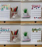 2027 Colourful Desk Calendar with Journal Prompts - Image 5