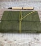 A6 Cork Journal in Olive Green - Image 2