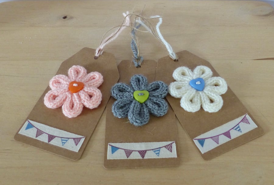 French Knitted Gift Tags