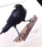 Raven - Original Watercolour Painting - Image 3
