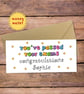 You've Passed Personalised Money Wallet Card - cash gift envelope