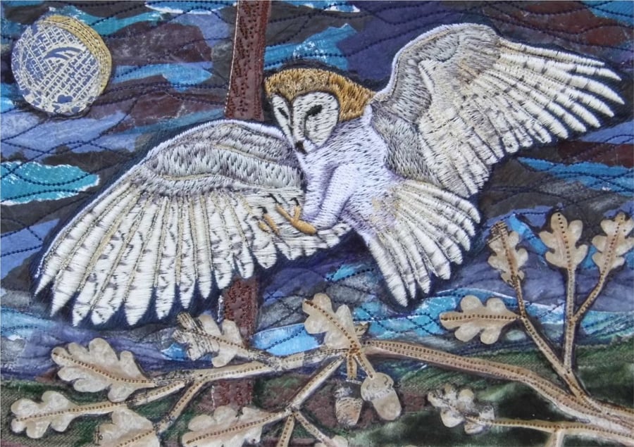 'Barn Owl Alighting' Limited Edition Print