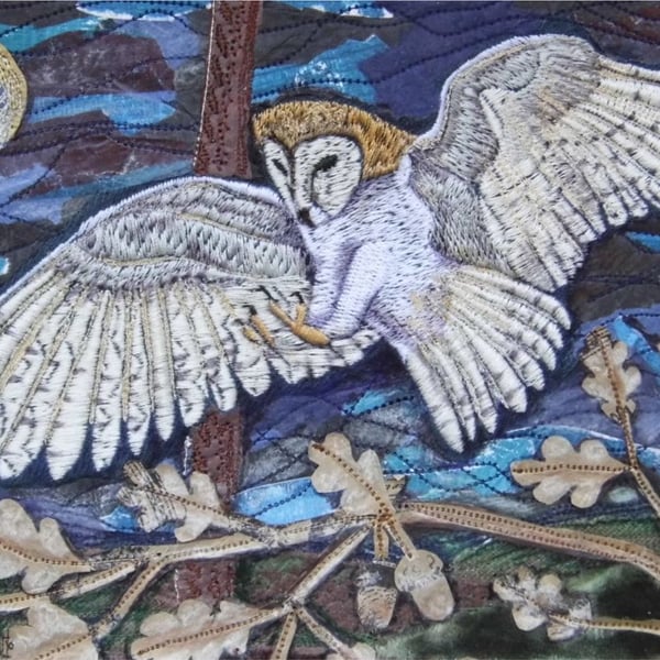 'Barn Owl Alighting' Limited Edition Print