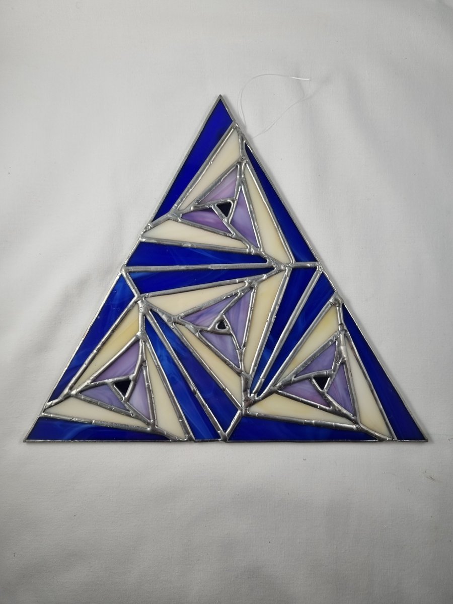 499 Triangle - handmade hanging decoration