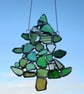 Seaglass Christmas tree suncatcher  - Image 3