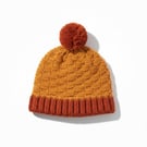 Hand knitted hat