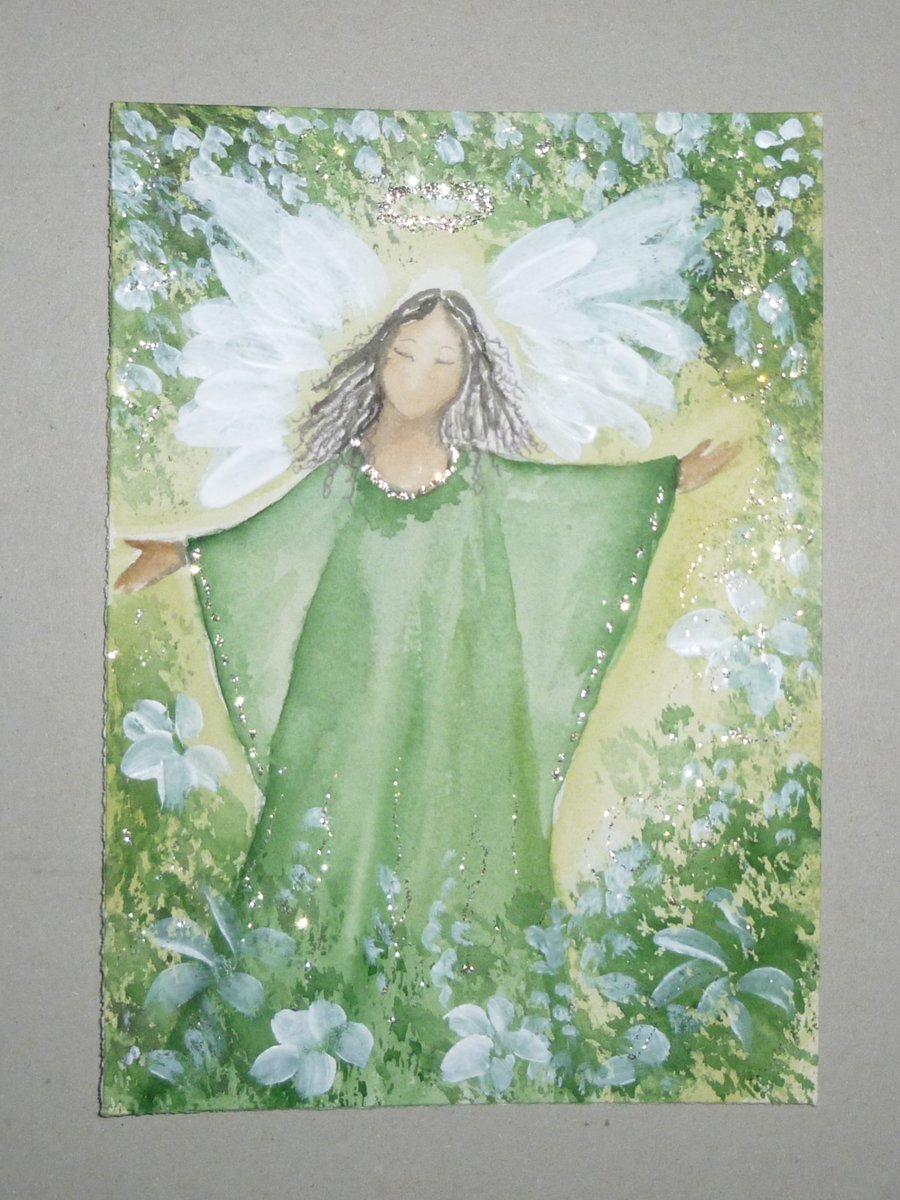angel art hand painted COMMISSION for TANYA