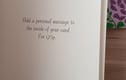 Card Add On Message
