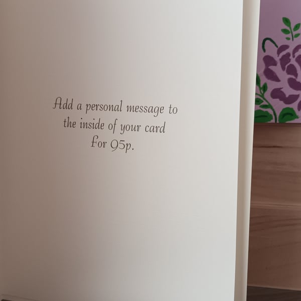 Personalised Card Add On