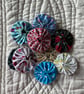 9 Cotton Suffolk Puff Yoyo Flower Embellishments  - Image 3