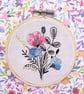 Floral Embroidery Kit - Hand Embroidery Kit - Image 6