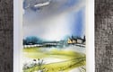 Hand Painted Blank Keepsake Cards