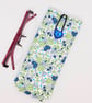 Liberty fabric lucky clover hearts glasses case 388P