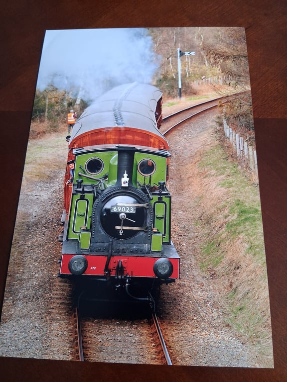 STEAM TRAIN PHOTOGRAPH - 12x8