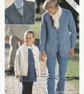 VINTAGE KNITTING PATTERN Ladies Denim Chunky Cardigans - Image 3